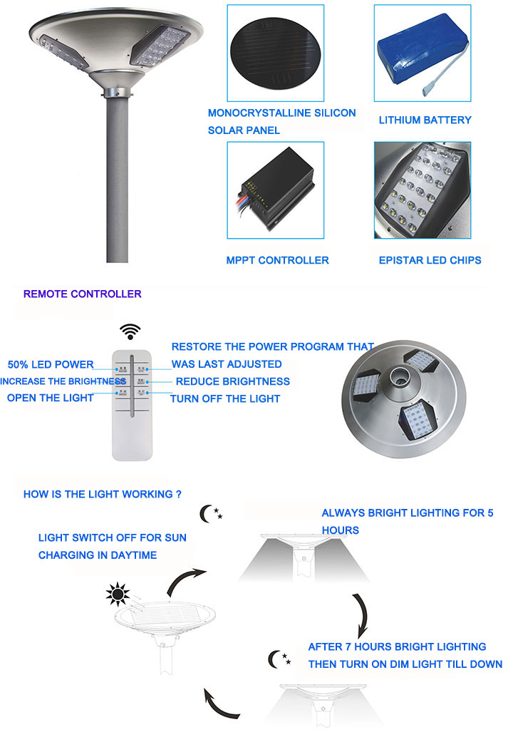 Solar garden light